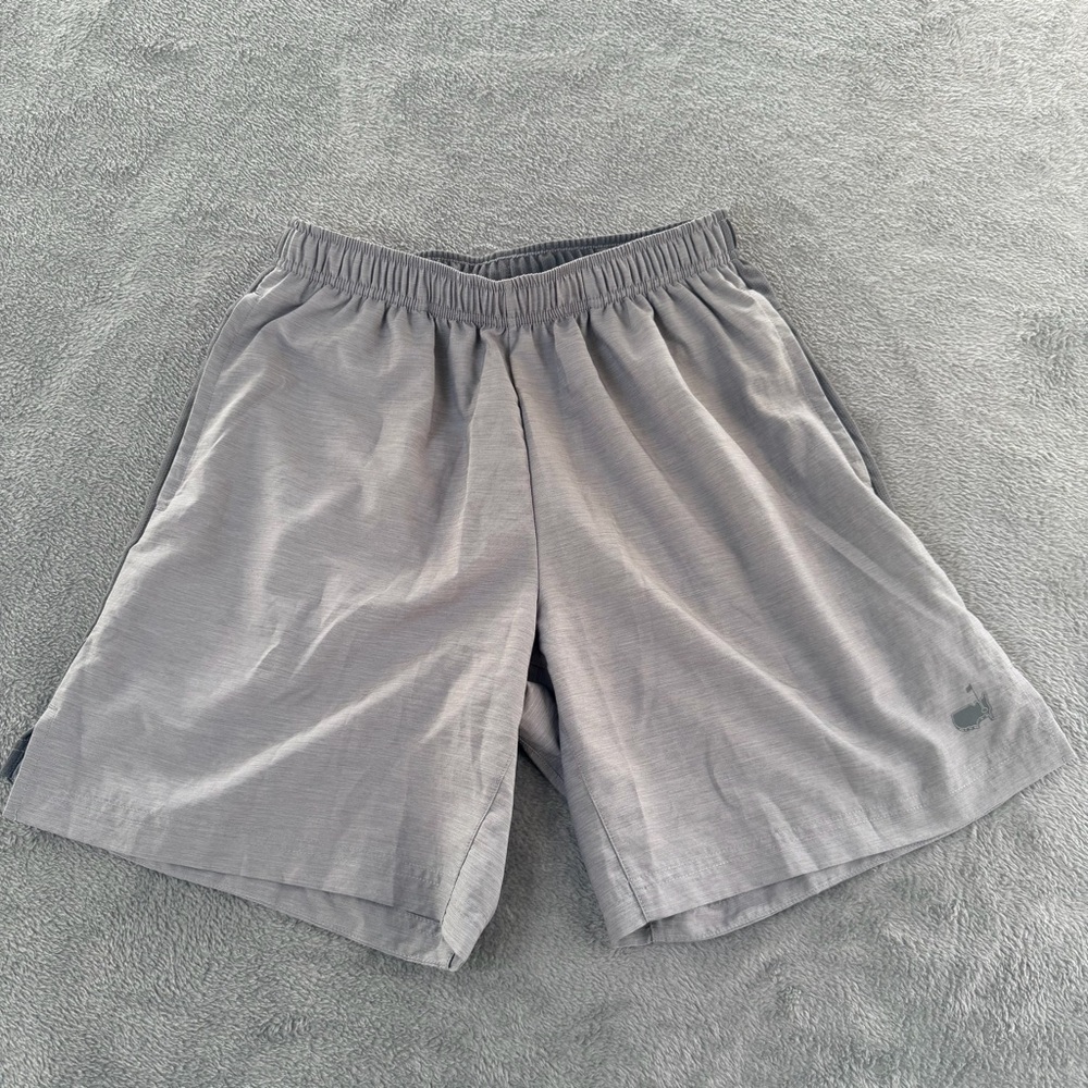 Masters Tech Active Gray Lined Shorts Mens Medium Athletic